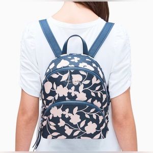 NWT Kate Spade NY KARISSA NYLON GARDEN VINE MEDIUM BACKPACK Floral Butterfly